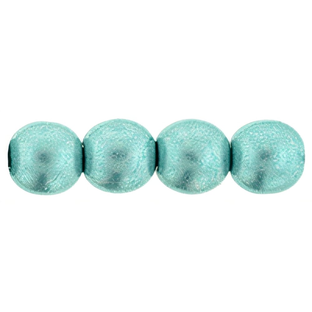 Czech Round Beads 6mm ColorTrends: Saturated Metallic Island Paradise (50pcs)