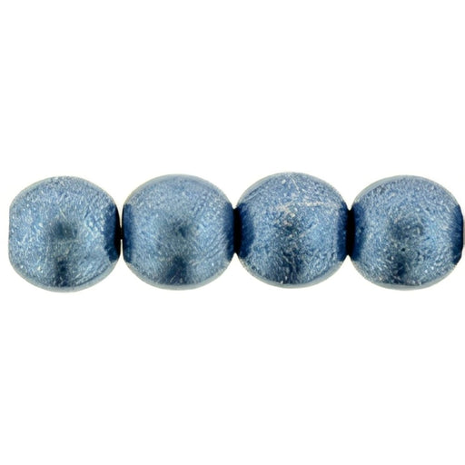Czech Round Beads 6mm ColorTrends: Saturated Metallic Niagara (50pcs)