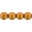 Czech Round Beads 6mm ColorTrends: Saturated Metallic Flame (50pcs)