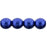 Czech Round Beads 6mm ColorTrends: Saturated Metallic Lapis Blue (50pcs)