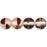 Czech Round Beads 6mm Rosaline Tortoise (50pcs)