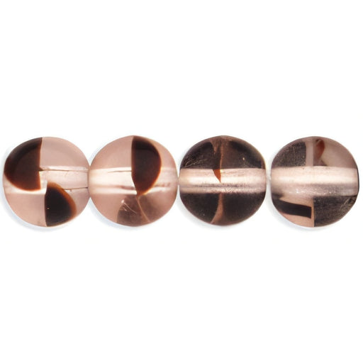 Czech Round Beads 6mm Rosaline Tortoise (50pcs)