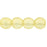 Czech Round Beads 6mm Sueded Gold Lamé (50pcs)