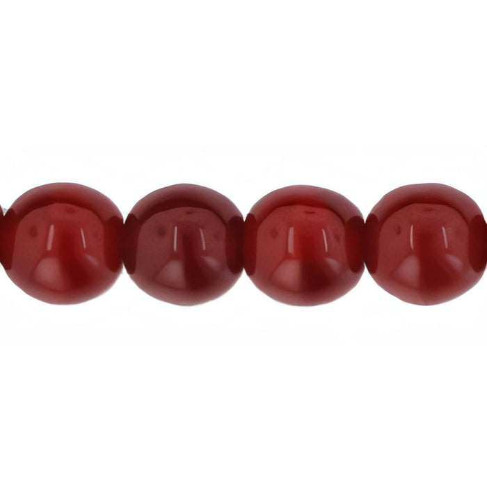 Czech Round Beads 6mm Oxblood (50pcs)