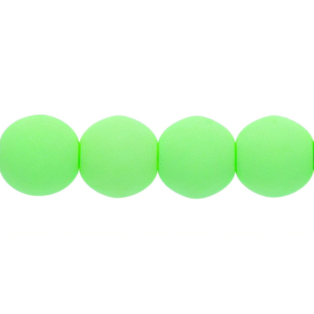 Czech Round Beads 6mm Bondeli Lime (50pcs)