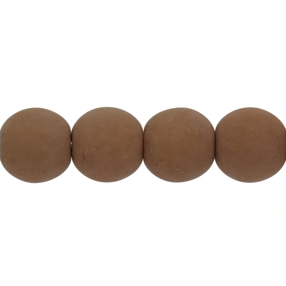 Czech Round Beads 6mm Bondeli Cocoa (50pcs)