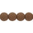 Czech Round Beads 6mm Bondeli Cocoa (50pcs)