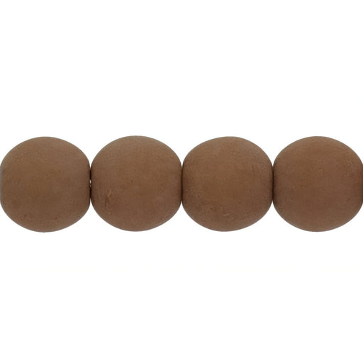 Czech Round Beads 6mm Bondeli Cocoa (50pcs)