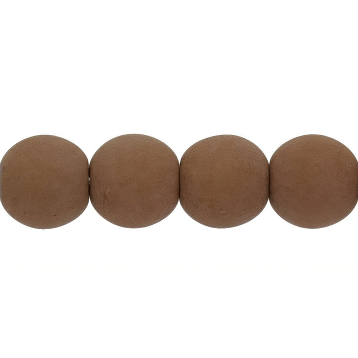 Czech Round Beads 6mm Bondeli Cocoa (50pcs)