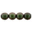 Czech Round Beads 6mm Polychrome - Olive Mauve (50pcs)