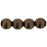 Czech Round Beads 6mm Chocolate Bronze (50pcs)