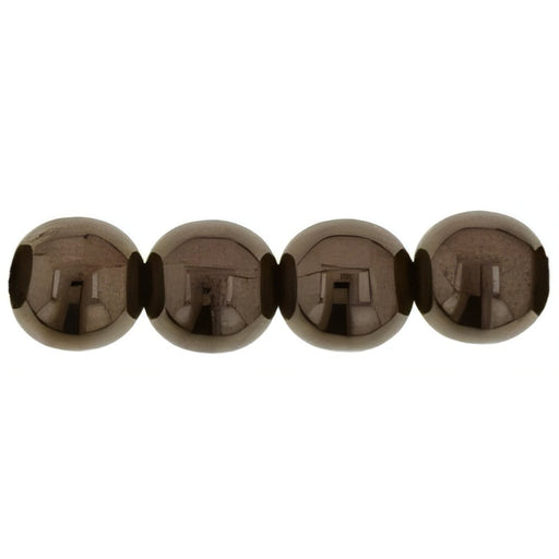 Czech Round Beads 6mm Chocolate Bronze (50pcs)