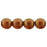 Czech Round Beads 6mm Bronze – Hyacinth  (50pcs)