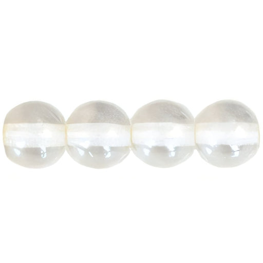Czech Round Beads 6mm Luster - Crystal (50pcs)