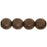 Czech Round Beads 6mm Matte - Dk Bronze (50pcs)