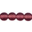 Czech Round Beads 6mm Matte - Amethyst (50pcs)