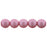 Czech Glass Pearls 6mm Matte - Flamingo (25pcs)