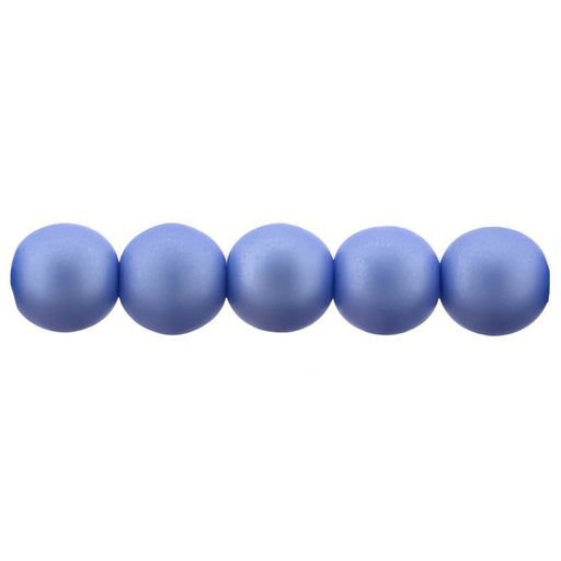 Czech Glass Pearls 6mm Matte - Baby Blue (25pcs)