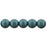 Czech Glass Pearls 6mm Matte - Teal (25pcs)