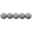 Czech Glass Pearls 6mm Matte - Silver (50pcs)