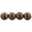 Czech Round Beads 6mm Matte - Patina Tanzanite (50pcs)