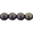Czech Round Beads 6mm Sueded Gold Tanzanite (50pcs)