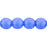 Czech Round Beads 6mm Sueded Gold Sapphire (50pcs)