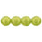 Czech Round Beads 6mm Sueded Gold Olivine (50pcs)