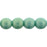 Czech Round Beads 6mm Sueded Gold Turquoise (50pcs)