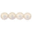 Czech Round Beads 6mm Sueded Gold Rosaline (50pcs)