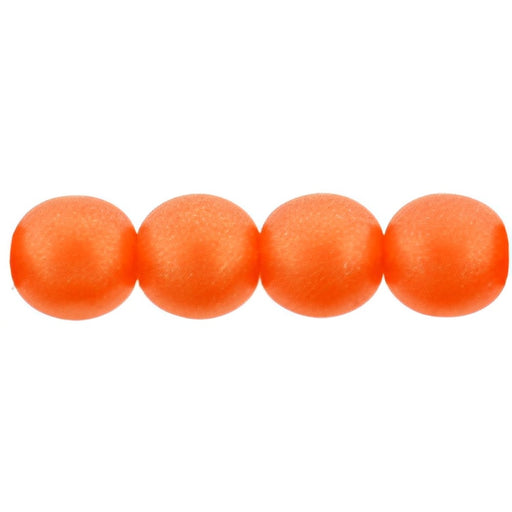 Czech Round Beads 6mm Sueded Gold Hyacinth (50pcs)