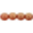 Czech Round Beads 6mm Sueded Gold Ruby (50pcs)