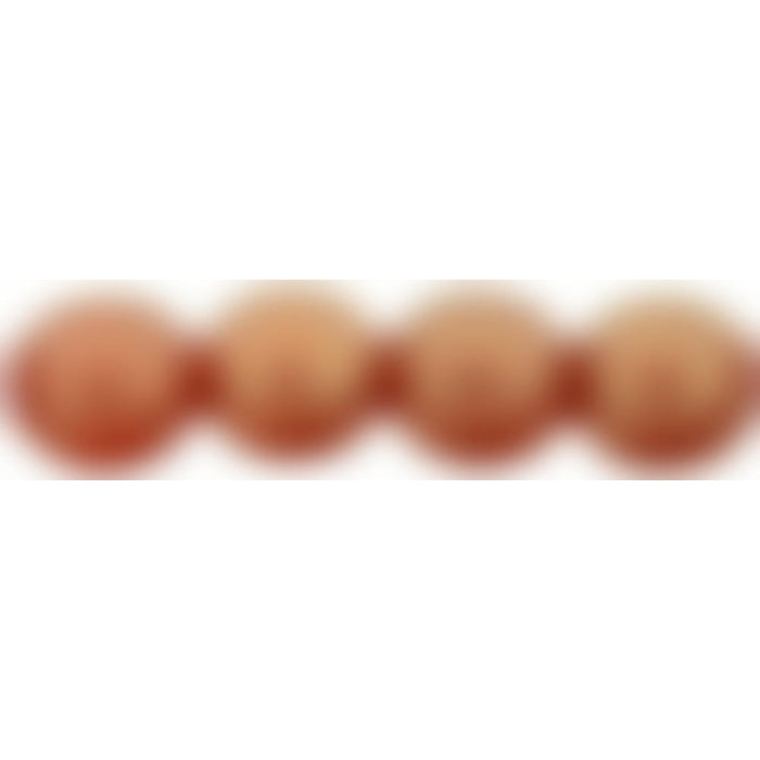 Czech Round Beads 6mm Sueded Gold Ruby (50pcs)
