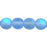 Czech Round Beads 6mm Matte - Lt Sapphire AB (50pcs)