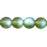 Czech Round Beads 6mm Matte - Olivine AB (50pcs)