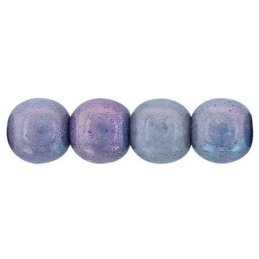 Czech Round Beads 6mm Luster - Opaque Amethyst (50pcs)