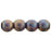 Czech Round Beads 6mm Luster - Opaque Bronzed Smoke (50pcs)