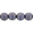 Czech Round Beads 6mm Pacifica - Elderberry (50pcs)