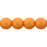 Czech Round Beads 6mm Pacifica - Tangerine (50pcs)