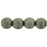 Czech Round Beads 6mm Pacifica - Poppy Seed (50pcs)