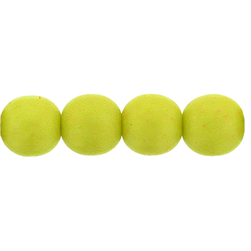 Czech Round Beads 6mm Pacifica - Honeydew (50pcs)