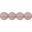 Czech Round Beads 6mm Cosmic Twinkle - Med Amethyst (50pcs)