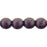 Czech Round Beads 6mm Cosmic Twinkle - Tanzanite (50pcs)