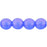 Czech Round Beads 6mm Cosmic Twinkle - Sapphire (50pcs)