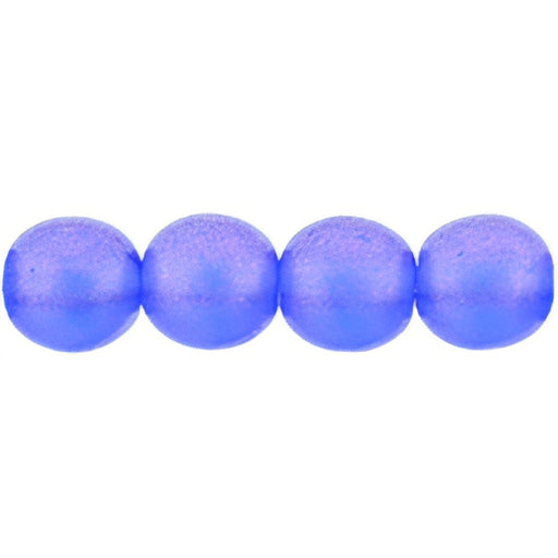 Czech Round Beads 6mm Cosmic Twinkle - Sapphire (50pcs)