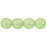 Czech Round Beads 6mm Cosmic Twinkle - Peridot (50pcs)