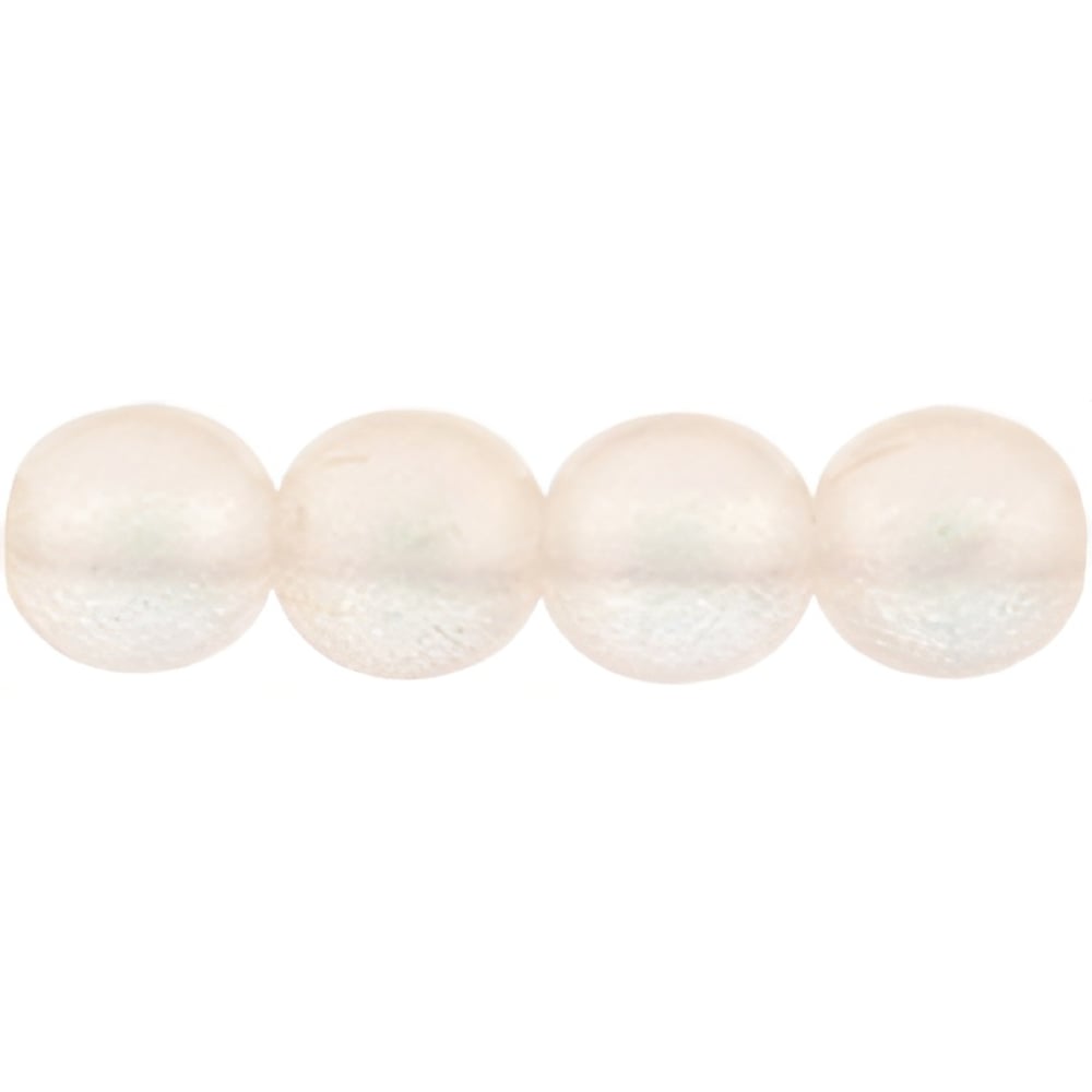 Czech Round Beads 6mm Cosmic Twinkle - Rosaline (50pcs)