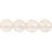 Czech Round Beads 6mm Cosmic Twinkle - Rosaline (50pcs)