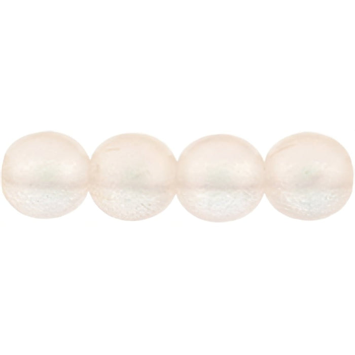 Czech Round Beads 6mm Cosmic Twinkle - Rosaline (50pcs)