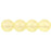 Czech Round Beads 6mm Cosmic Twinkle - Jonquil (50pcs)